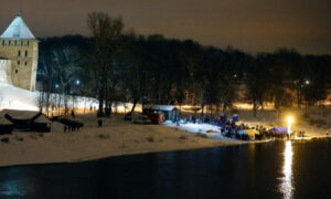 крещенская купель в Великом Новгороде
