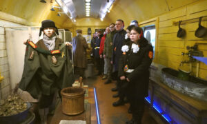 Поезд Победы в Великом Новгороде