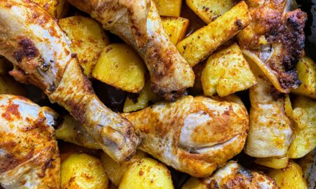 Картошка с курицей