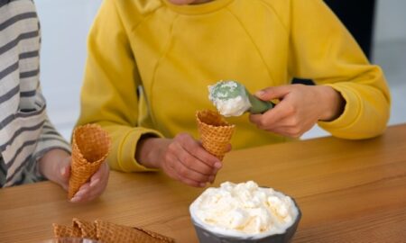 Приготовление домашнего мороженного