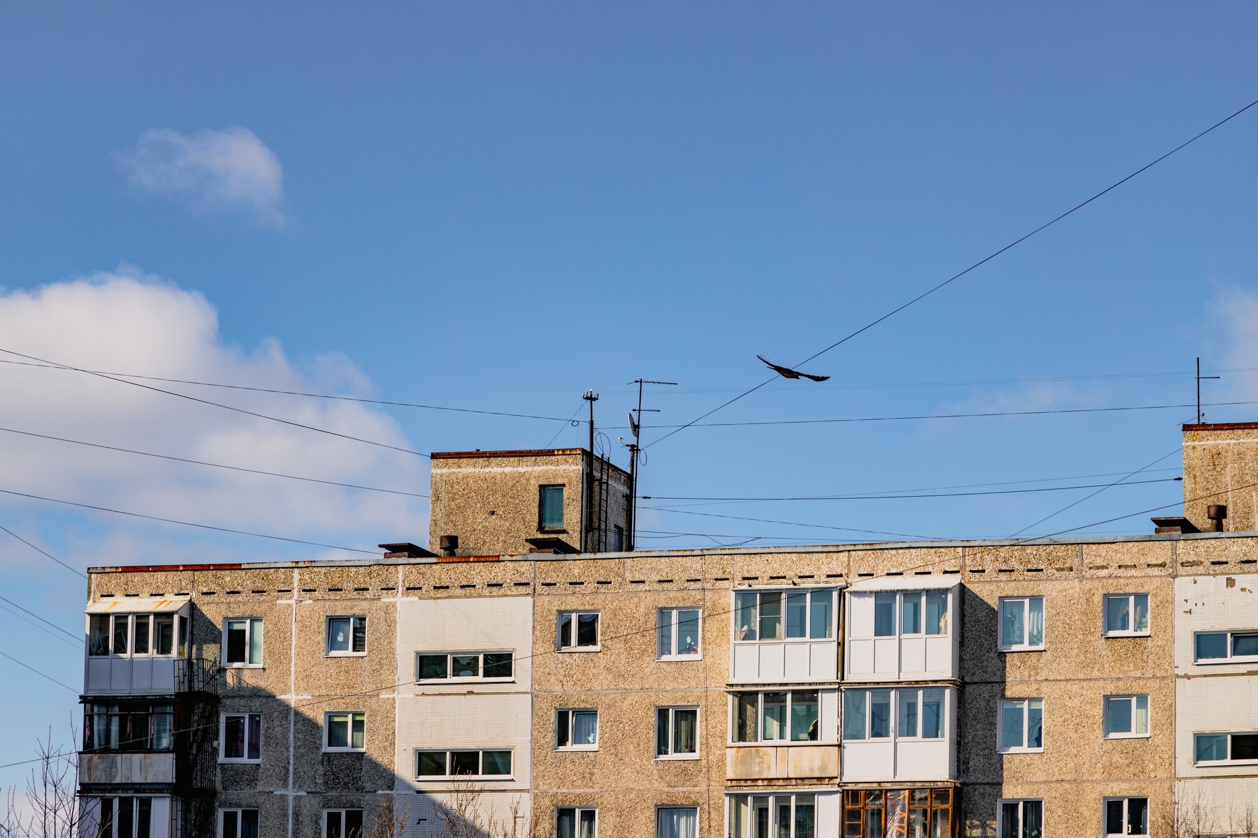 электросети у дома