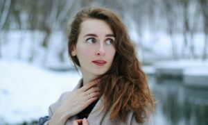 Девушка зимой