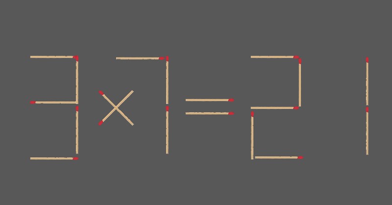 головоломка со спичками