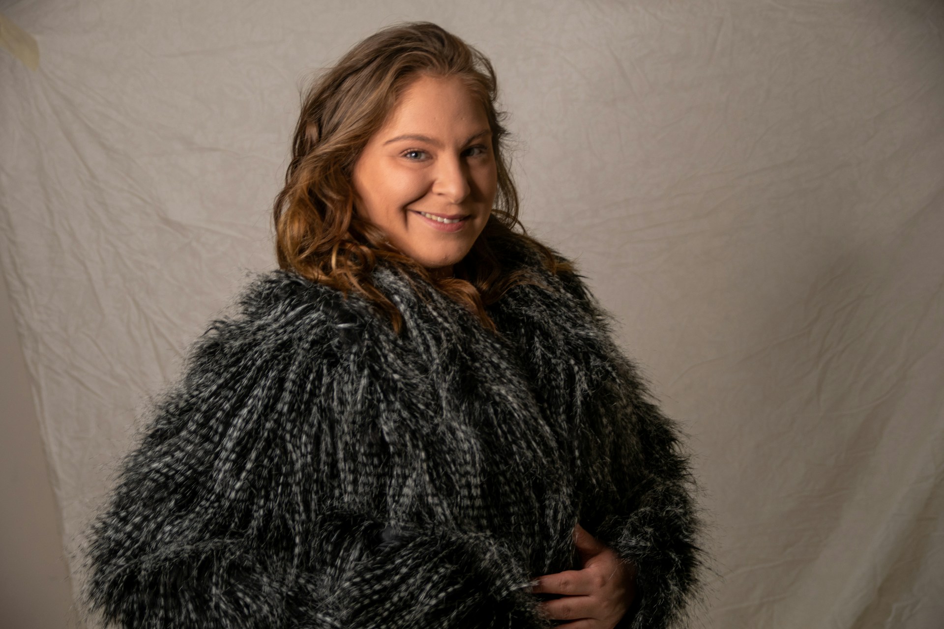 Женщина в пальто