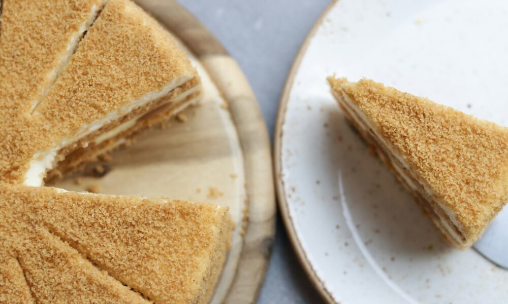 Пирог из карамели