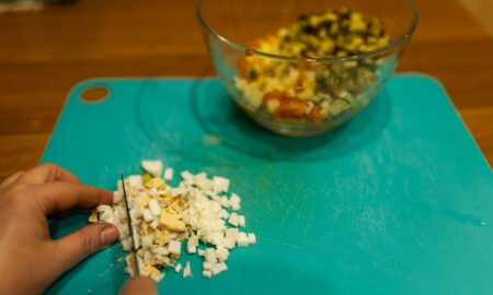 нарезка салата