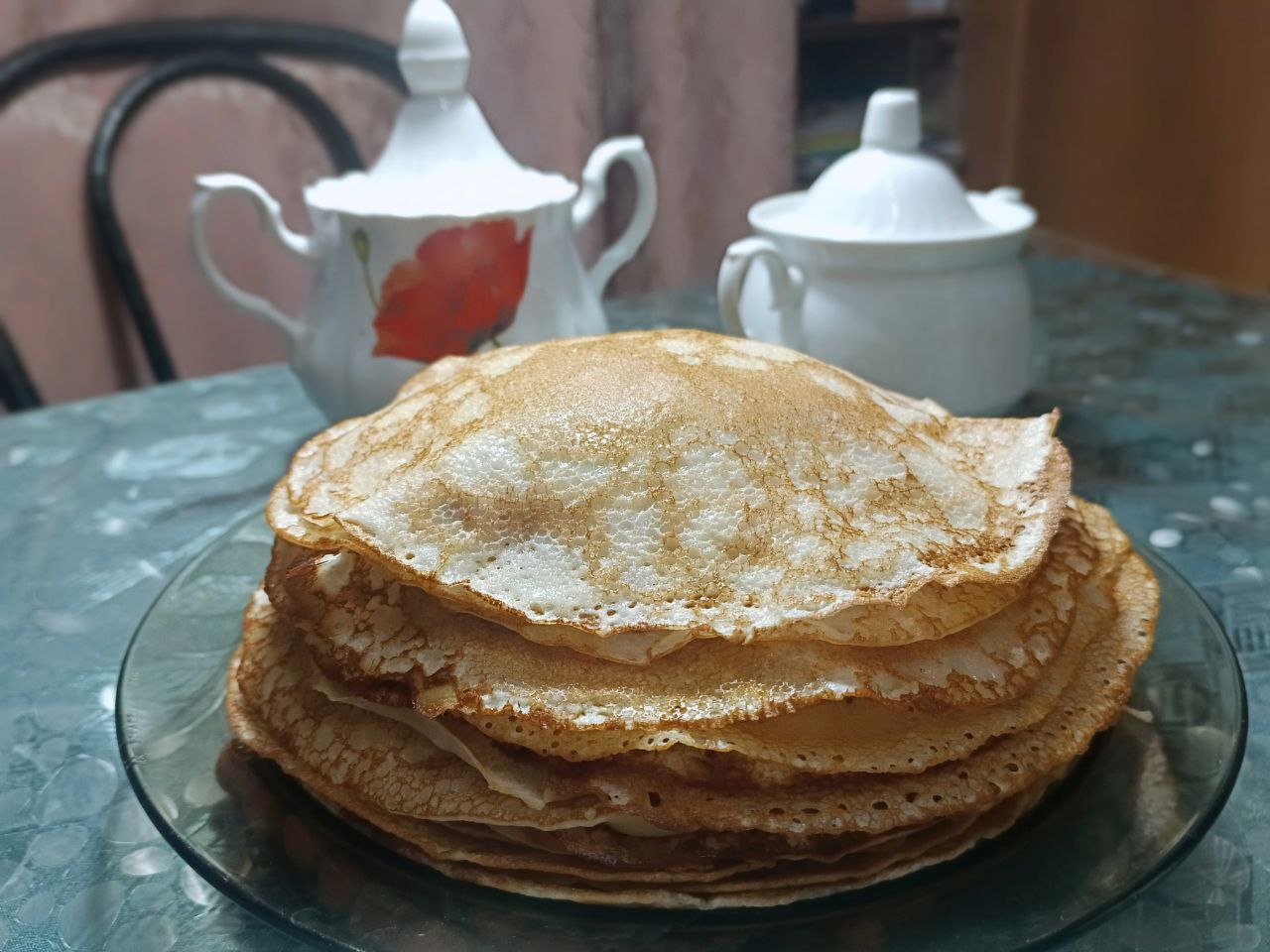 Стопка блинов