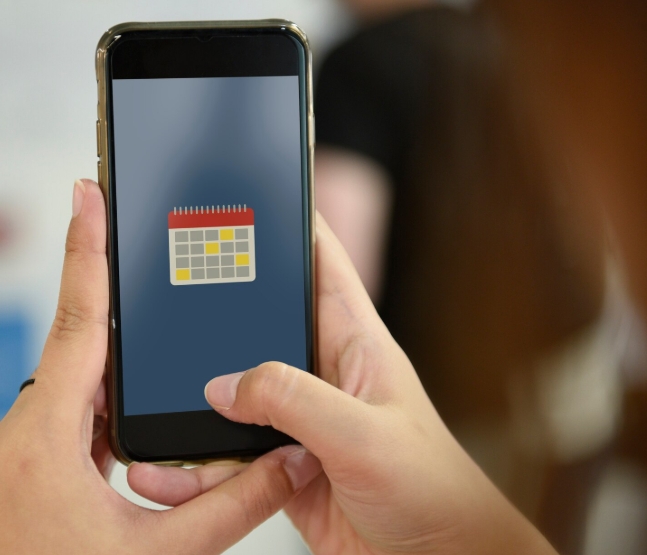 календарь на телефоне