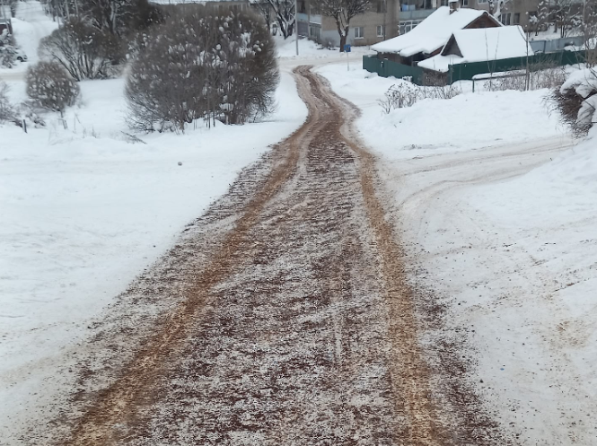 дорога в Валдае