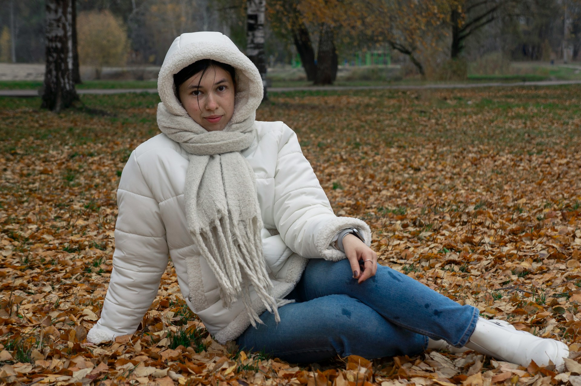 Девушка в куртке