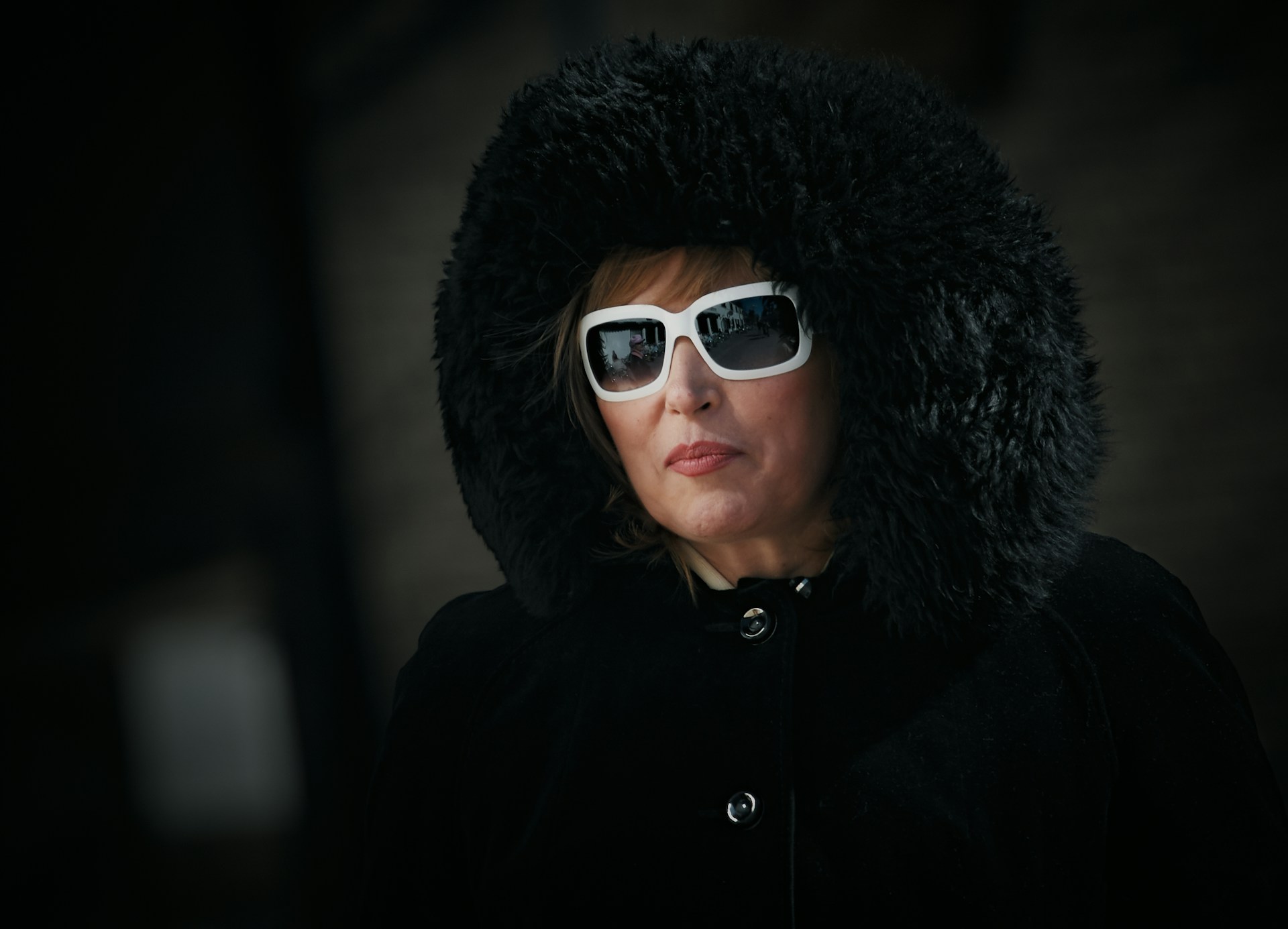 Женщина в шубе