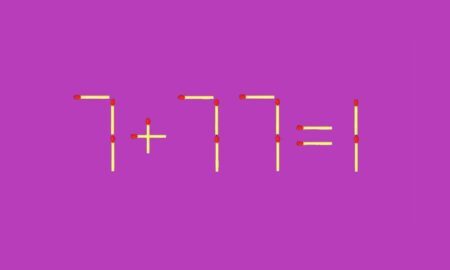 математическая головоломка на фиолетовом фоне