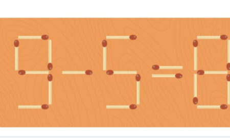 Пример из спичек