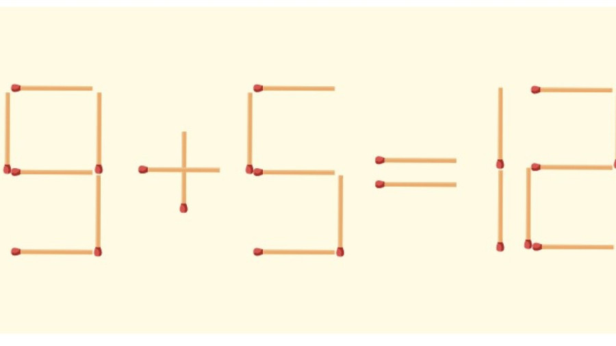 Пример из спичек