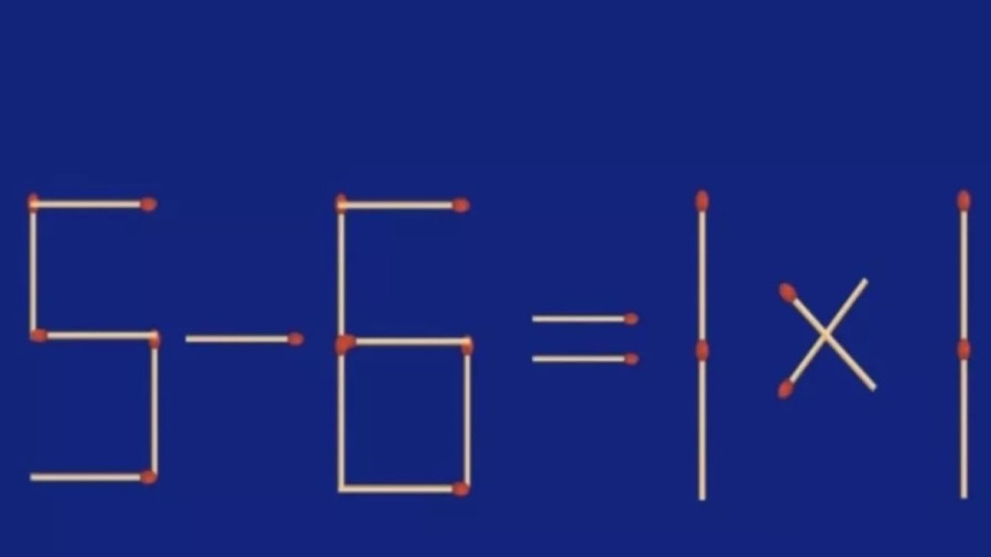 Пример из спичек