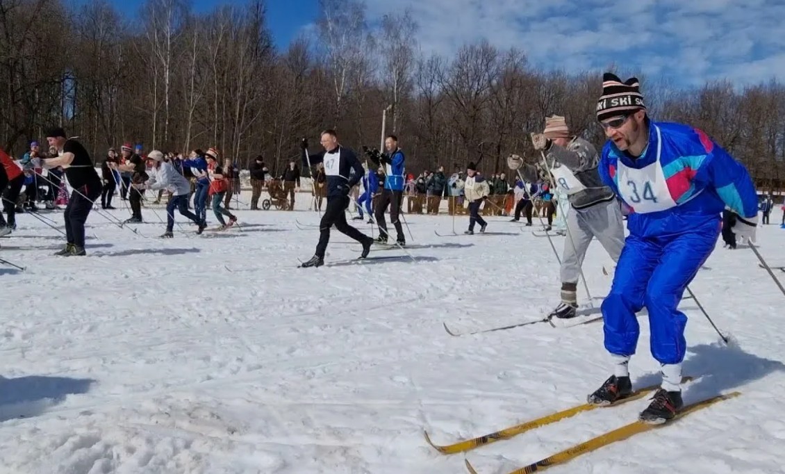 Катание на лыжах