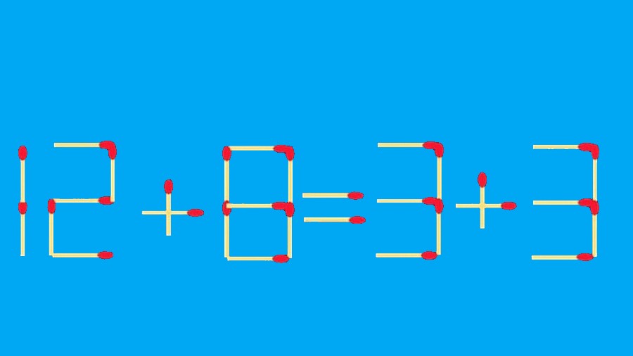 равенство 12+8=3+3