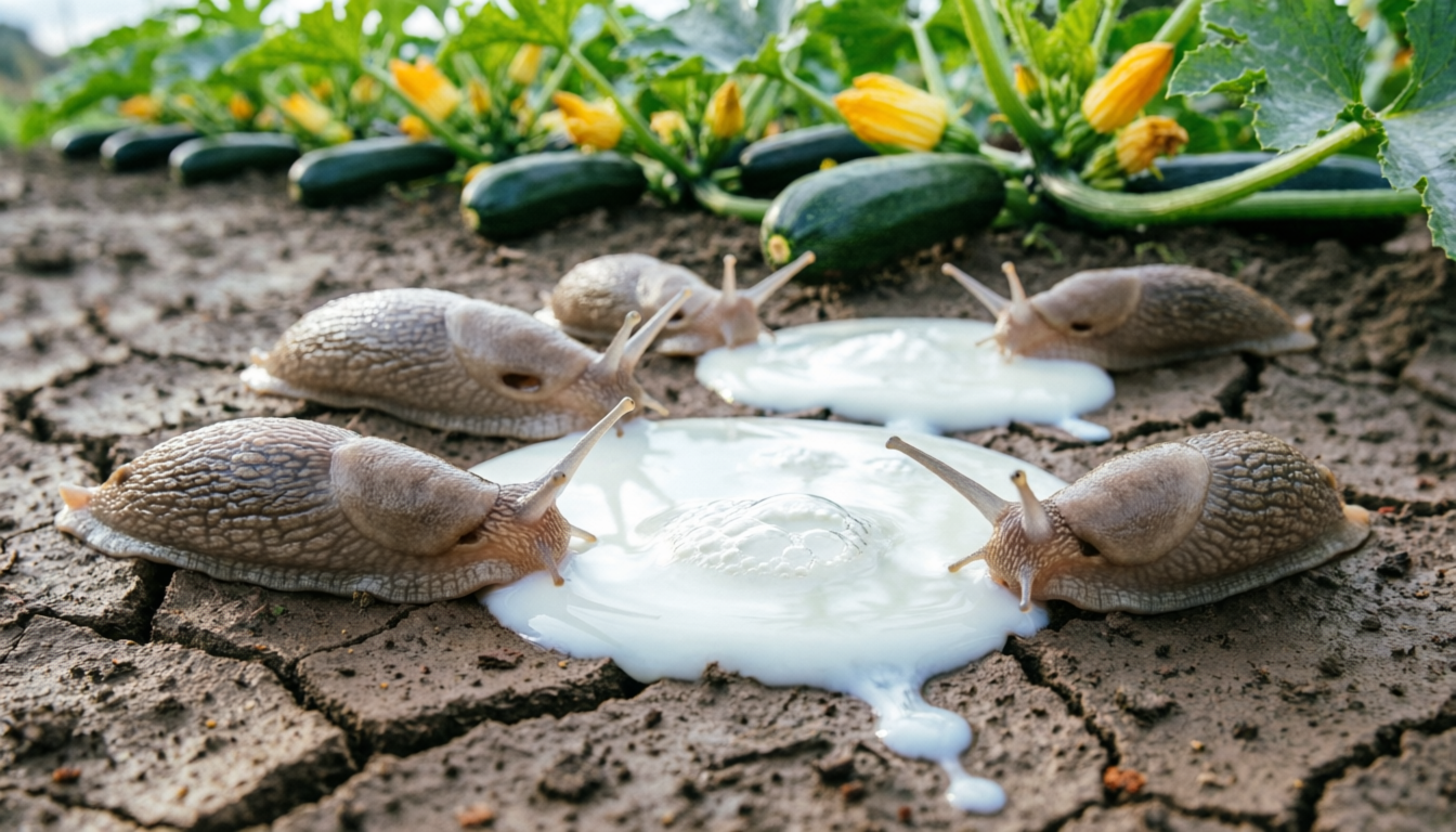 Кефирная ловушка для слизней