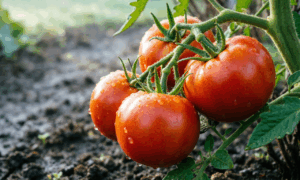 Помидоры в огороде