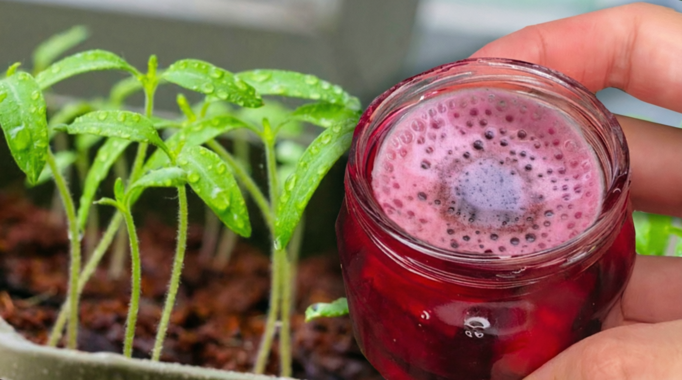 Свекольный настой для рассады