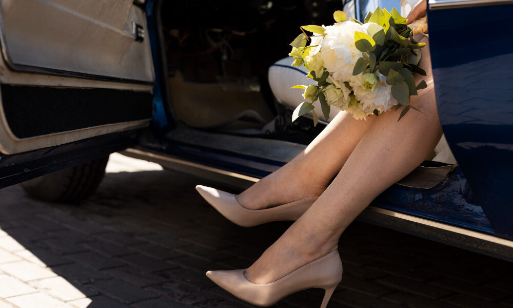 Бежевые туфли