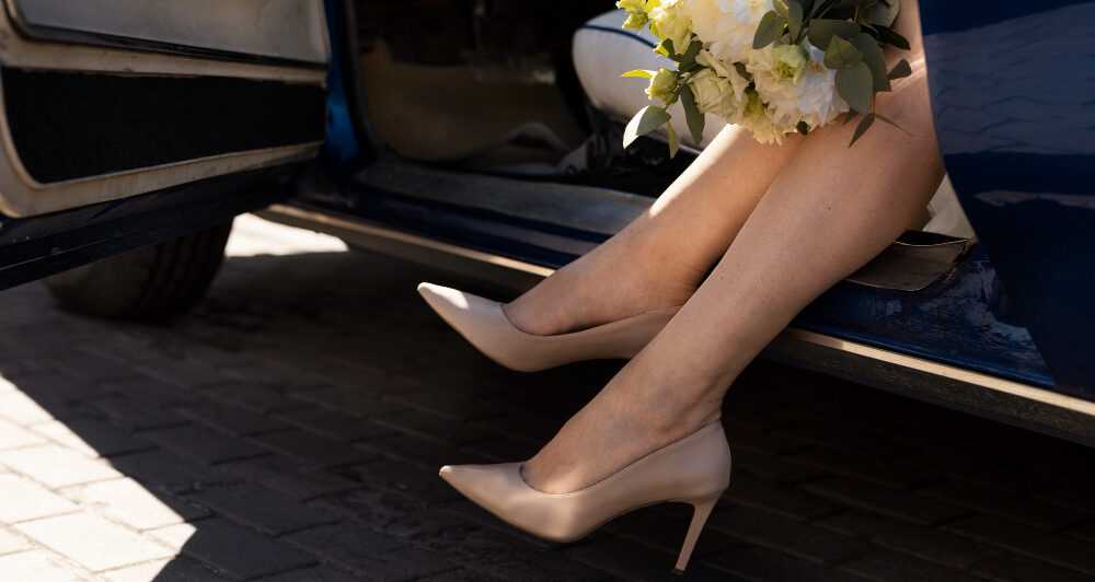 Бежевые туфли