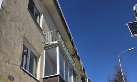 Наледь в Старой Руссе