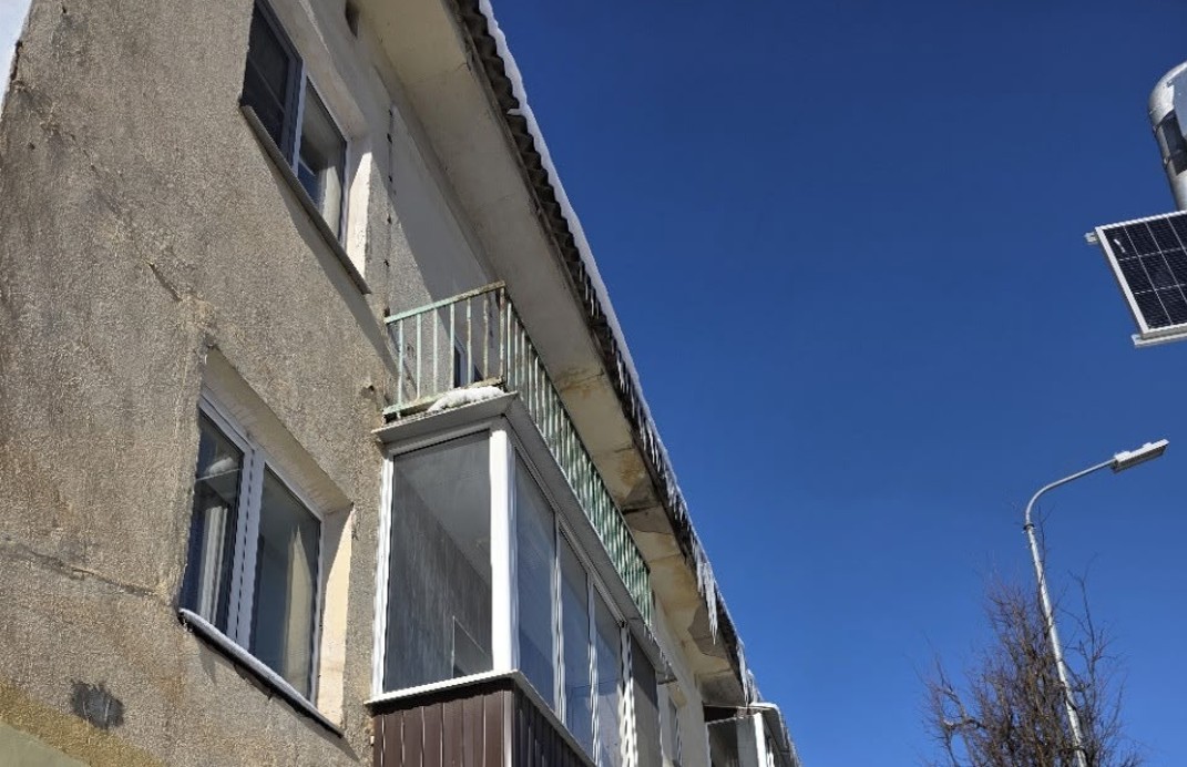 Наледь в Старой Руссе