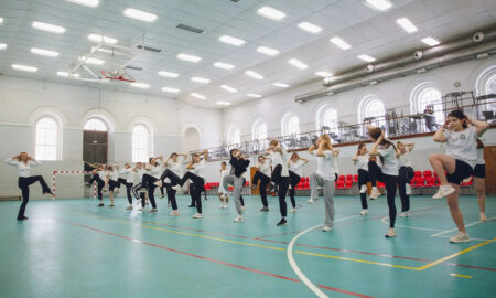 Разминка студентов НовГУ