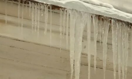 Наледь на крыше