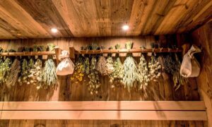 травы в бане