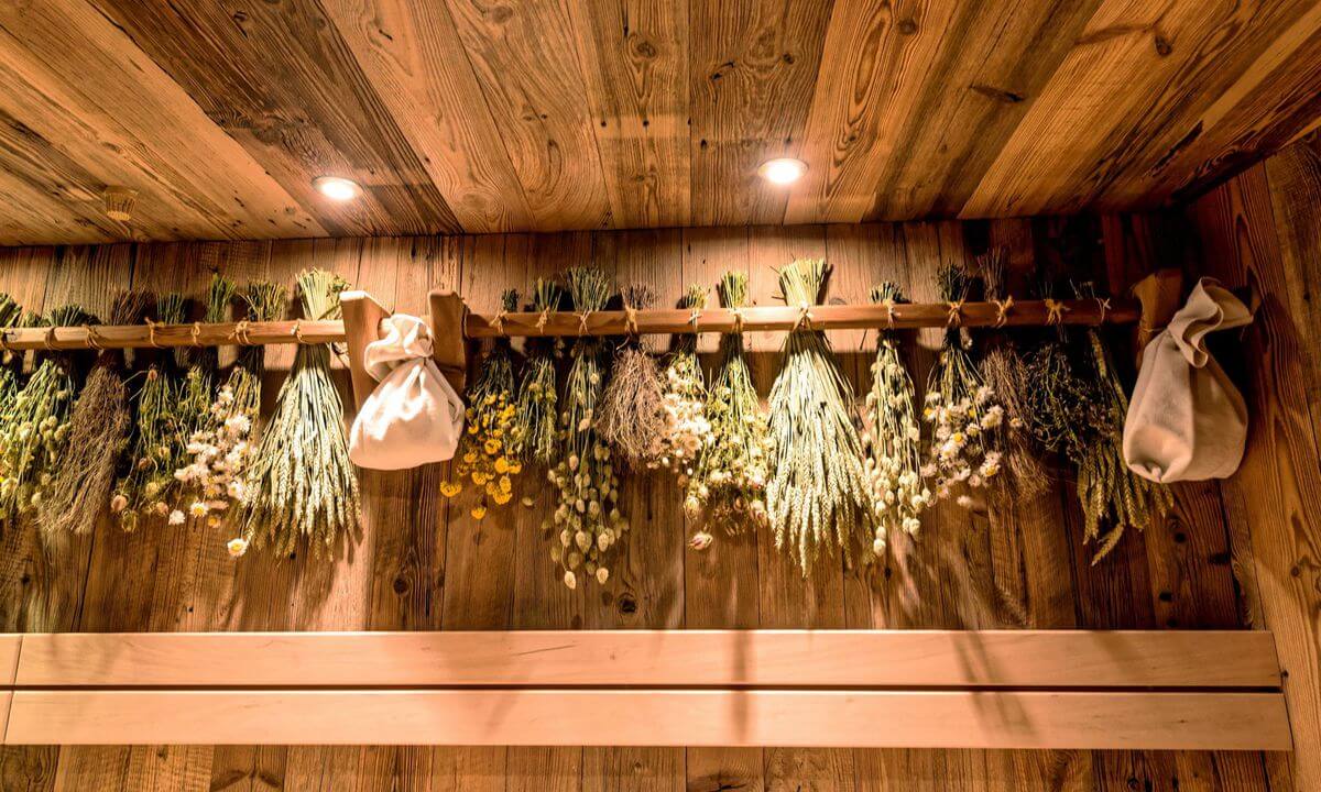 травы в бане