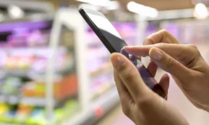 покупка через смартфон