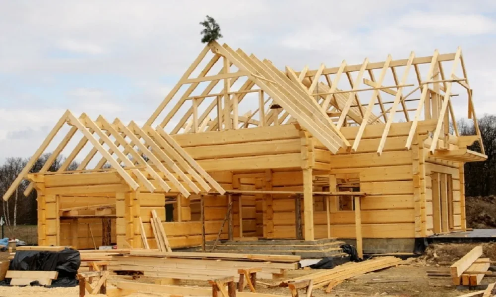 деревянный дом