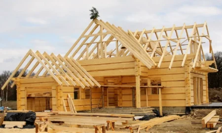 деревянный дом