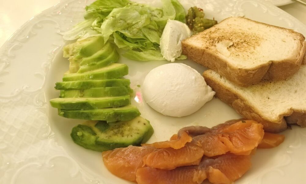 тарелка с едой