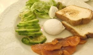 тарелка с едой