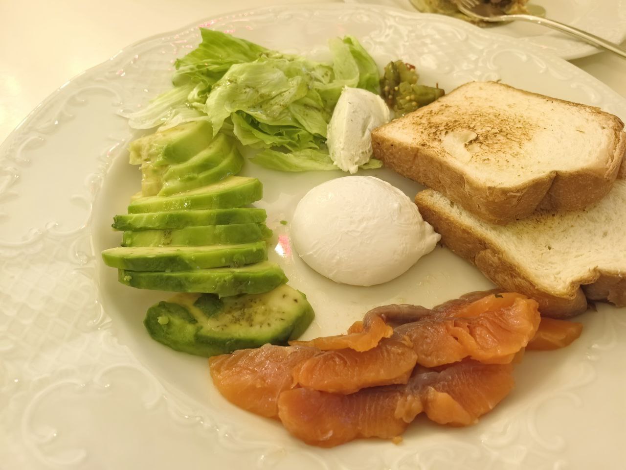 тарелка с едой