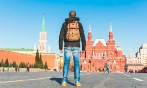 приезжий в Москве