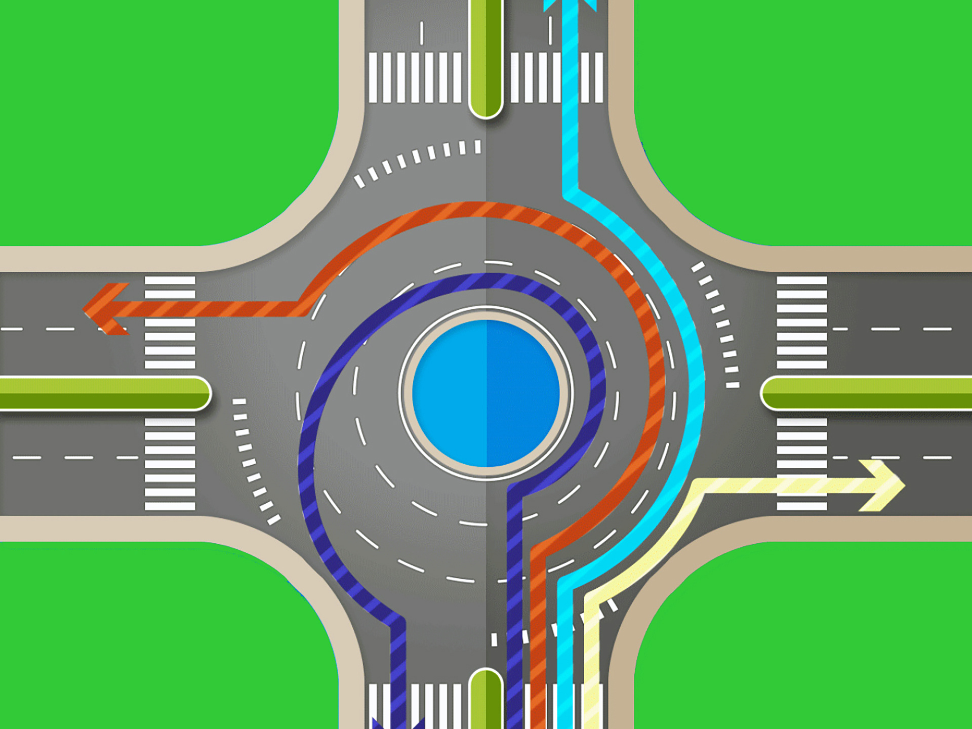 движение на кольце