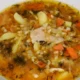 рассольник с курицей и перловкой