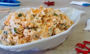 салат с минтаем