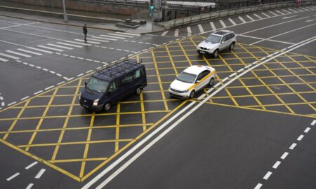 обгон на перекрёстке