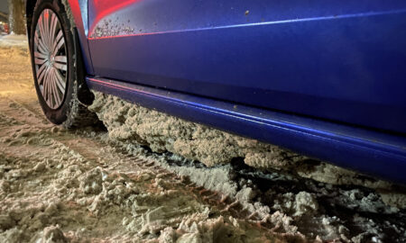 налипание снега