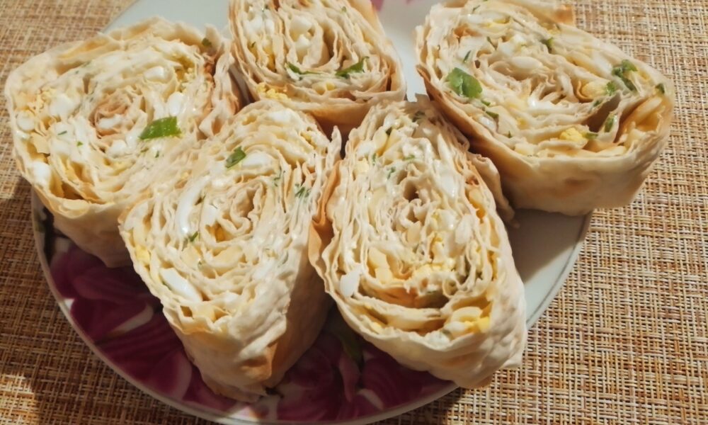 лаваш с яйцом