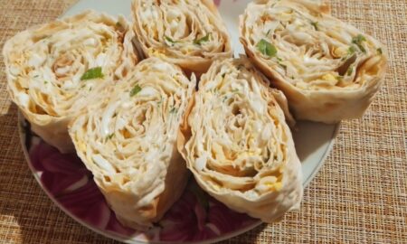 лаваш с яйцом