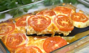 запеканка с сыром и курицей