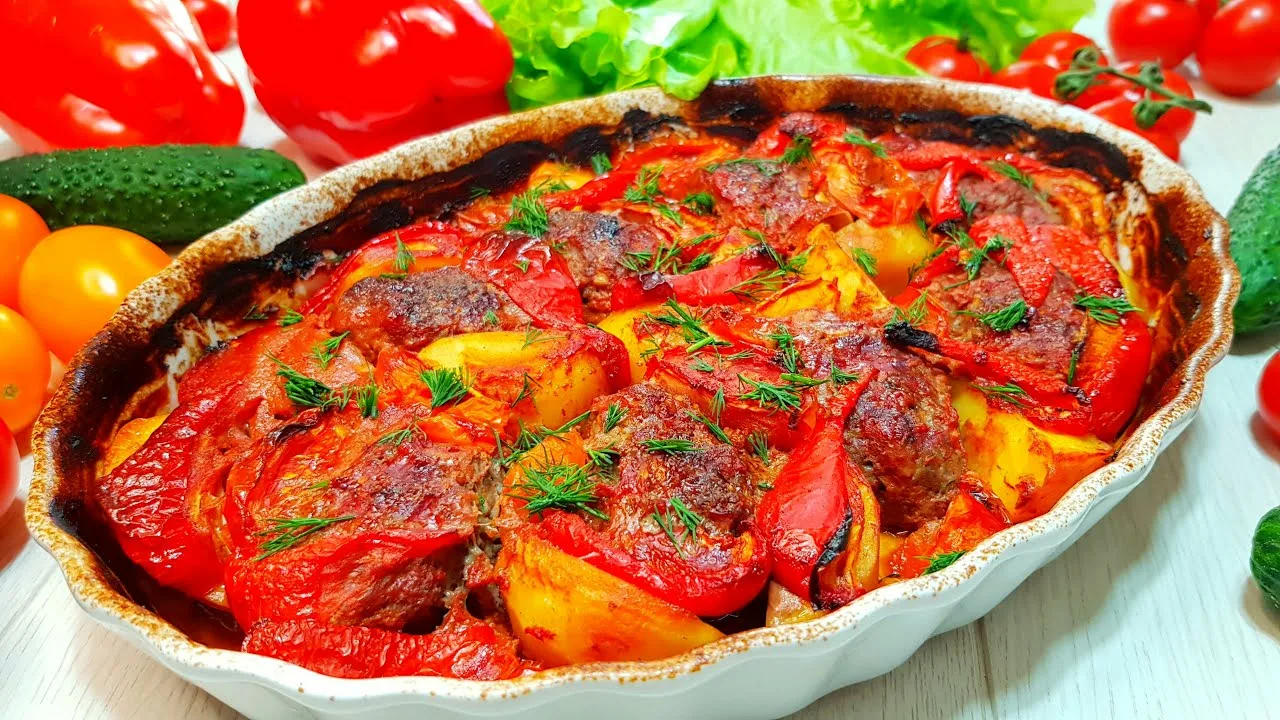 котлеты с овощами