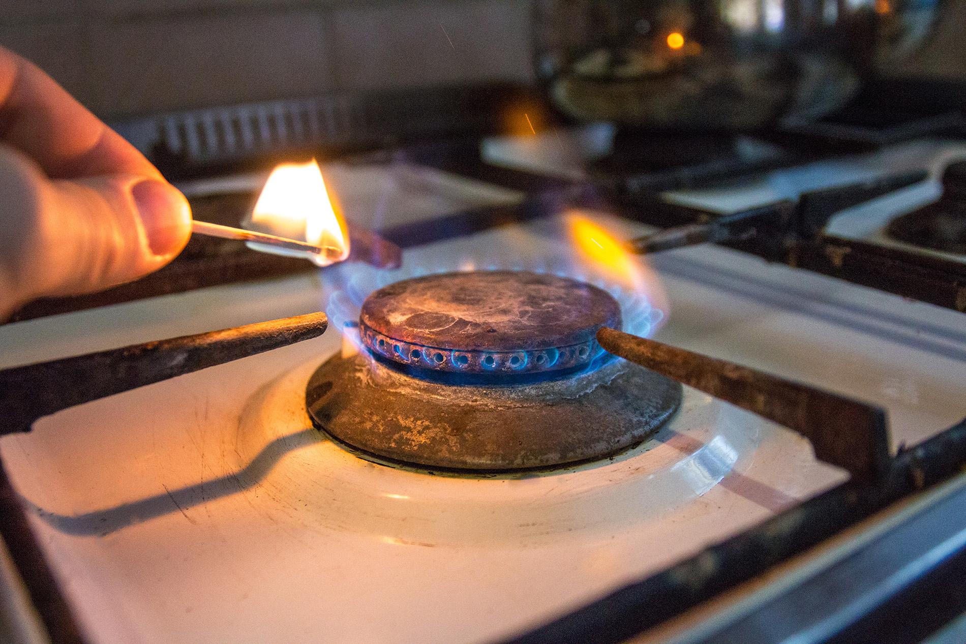 горение газа