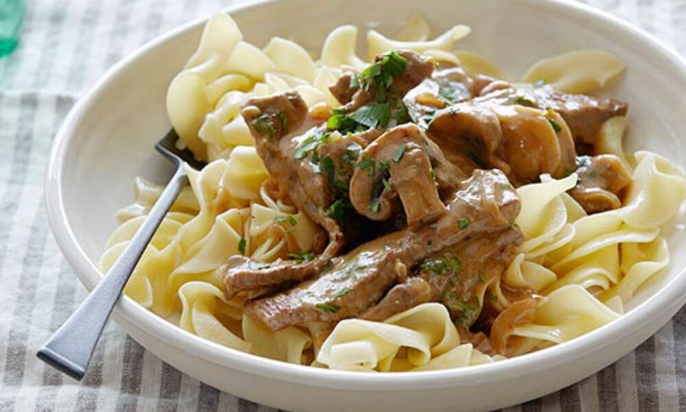 бефстроганов из говядины